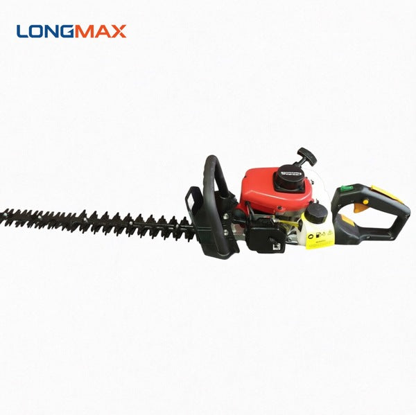 LM043665 26CC HEDGE TRIMMER Engine:26cc Power:0.65kw 7500r min Blade length:510mm 600 Teeth distance:20mm Packing:107x26.2x34.5cm 2PC N.W. G.W.:8.0 9.0kgs 20'FCL:560PCS