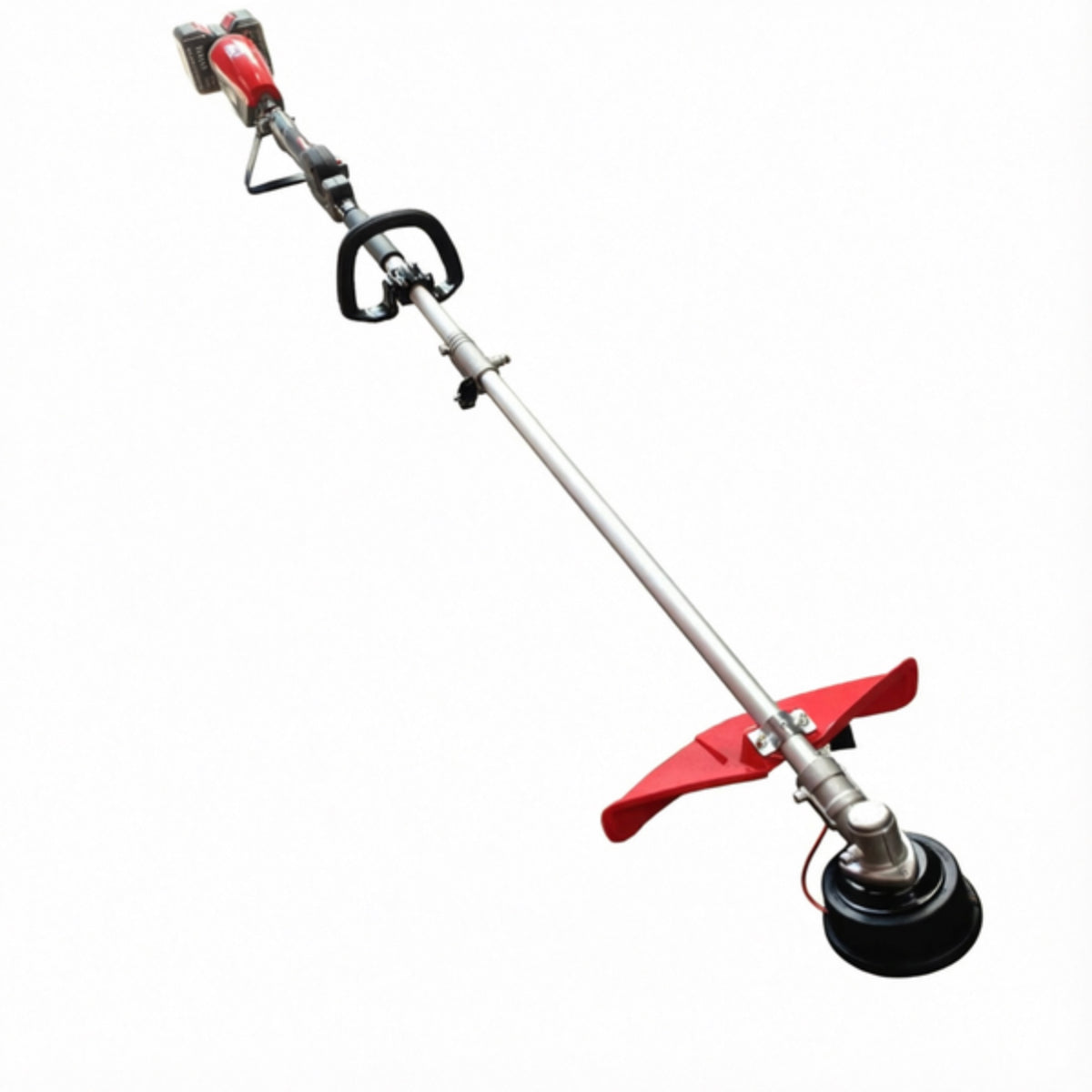 LM043717 LITHIUM BRUSH CUTTER 36V BATTERY 2PCS (18V 4AH) CHARGER 1PC SPEED:6200RPM 7800RPM PIPE SIZE:Ø26MM 1520MM N.W.:5.9KGS (BRUSH CUTER +2BATTERY)