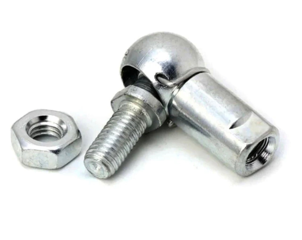 LM044047 Shape Ball Joint Rod End Bearing DIN 71802 in material Q235A steel and screw and bolt in C45 material with zinc plated suface treatment 506557301 JONSERED REAR FR 2213 MA (965190301)