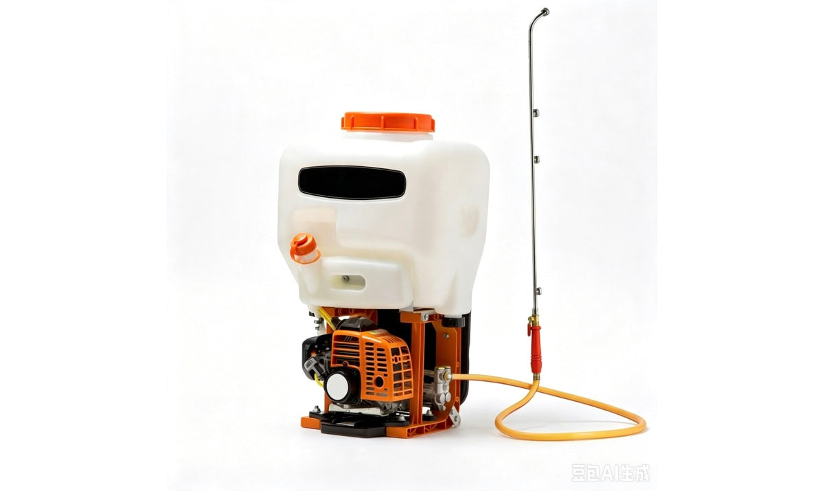 LM044543 25.4CC LIQUID SPRAYER 25.4ccEngine:25.4cc(1E34F) Power:0.75kw Container capacity:20L Works pressure:0-2.0MPA Packing:40.5x35.5x62.5cm 1PC N.W. G.W.:10.5 11.5kgs 20'FCL:280PCS