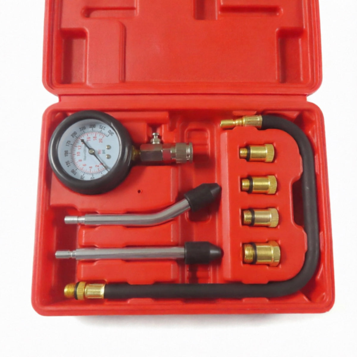 LM045321 COMPRESSION TESTER INCLUDING THE CONNECTOR PACKING: BLOW MOLDING BOX + LABEL
