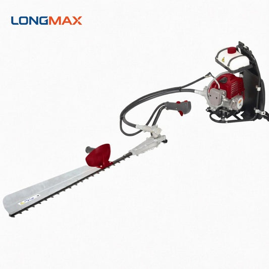 LM043664 42.7CC BACKPACK HEDGE TRIMMER Engine:42.7cc Power:1.25kw 1.8HP Cutting width:750mm N.W. G.W.:11 12kgs Packing:33x30x45.5cm 1Engine 101x19x17cm 1Machine 20'FCL:380PCS