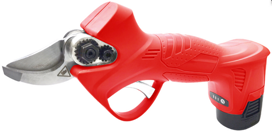 LM043683 ELECTRIC SCISSOR Motor: DC 16.8V Battery: 2.0AH(2 Batteries) Battery Charge Time: 2 hours Run Time: 3-4 Hours 3 Cutting Range Gears: Max.: 8MM Max.: 15MM Max.:25MM Weight of Battery：216g Weight of Scissor:658g Total Weight: 876g Packing Siz