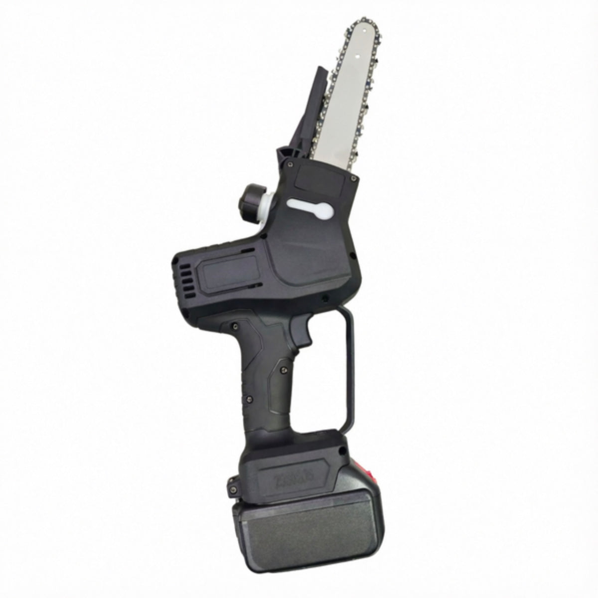 LM043695 LITHIUM PRUNER SAW 7" WITH BL MOTOR VOLTAGE : 21V DC POWER : 600W 4820BRUSHLESS MOTOR SPROCKET REV:6722PRM BATTERY : 4.0AH (2 PCS) CHARGER : 21V 2A GUIDE BAR:1 4"PITCH 7"INCH SAW CHAIN:1 4"PITCH X 0.043"GAUGE 48L LUBRICATION:AUTOMATICLLY N.