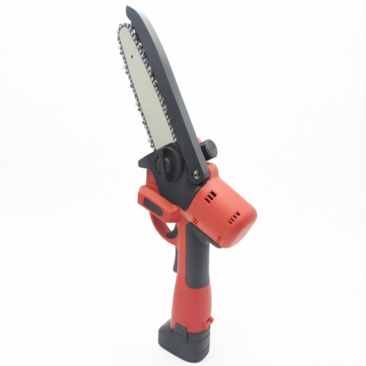 LM043702 LITHIUM PRUNER SAW 6" WITH BL MOTOR Voltage : 21V DC Power : 600W 4820 BL motor Sprocket Rev : 3922RPM Battery : 21V 2.0AH (2PC) Charger : 21V 1.0A Charging Time : 120Min. Guide Bar : 1 4 pitch 6 inch Saw chain : 1 4 pitch 0.043" Gauge 38Li