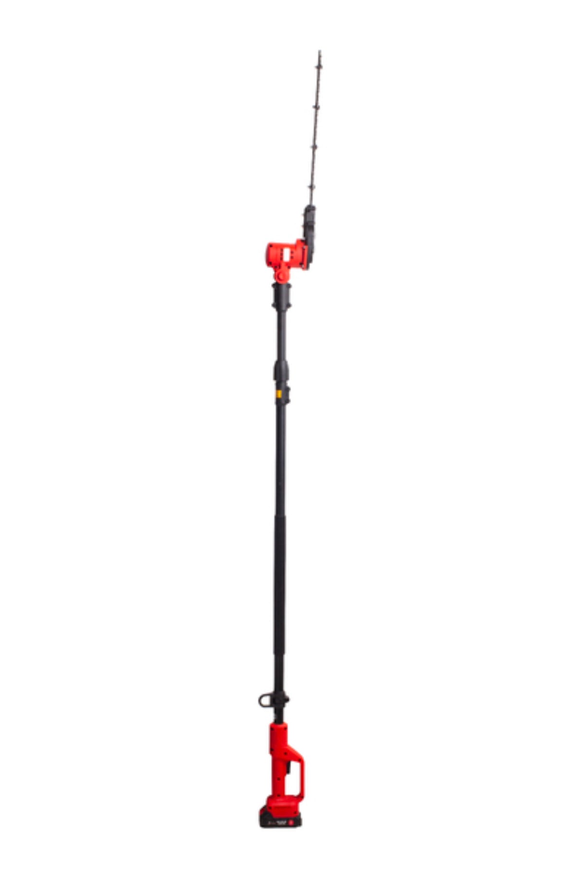 LM043723 LITHIUM HEDGE TRIMMER 18V 205-285CM VOLTAGE:18V POWER:400W 4815 MOTOR PIPE SIZE:φ25 φ28MM PIPE LENGTH:205-285CM N.W:3.37KGS(HEDGE TRIMMER +1 BATTERY) MEAS:151X14X11CM WITHOUT BATTERY AND CHARGER