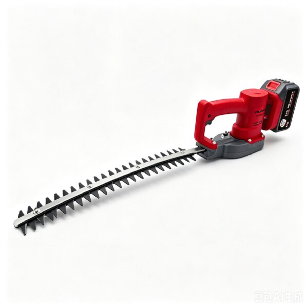 LM043741 Hedge trimmer Voltage:21V-24V DC Power:400W 4815 Brushless motor Battery:2.0AH(2pcs) Charger:21V 1.0A Charging time:120min Using times after fully chargered: Blade Length:38cm(15inch) NW:2.25KGS(machine with 1pc battery)