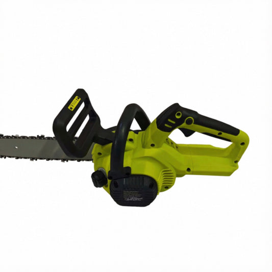 LM043754 LITHIUM BATTERY PRUNER SAW 12" COLOR:RAL 6039 GREEN AND 7015 GRAY COLOR WITH 2PCS 18V 4AH BATTERY CHARGER :21V 1.5A (TWO LINE OUTPUT) Motor:18V 800W Brushless E&S Bar Chain:10 inch (3 8LP"-0.050"-40links) Saw Speed: 7.6m s Lubricantion:Auto