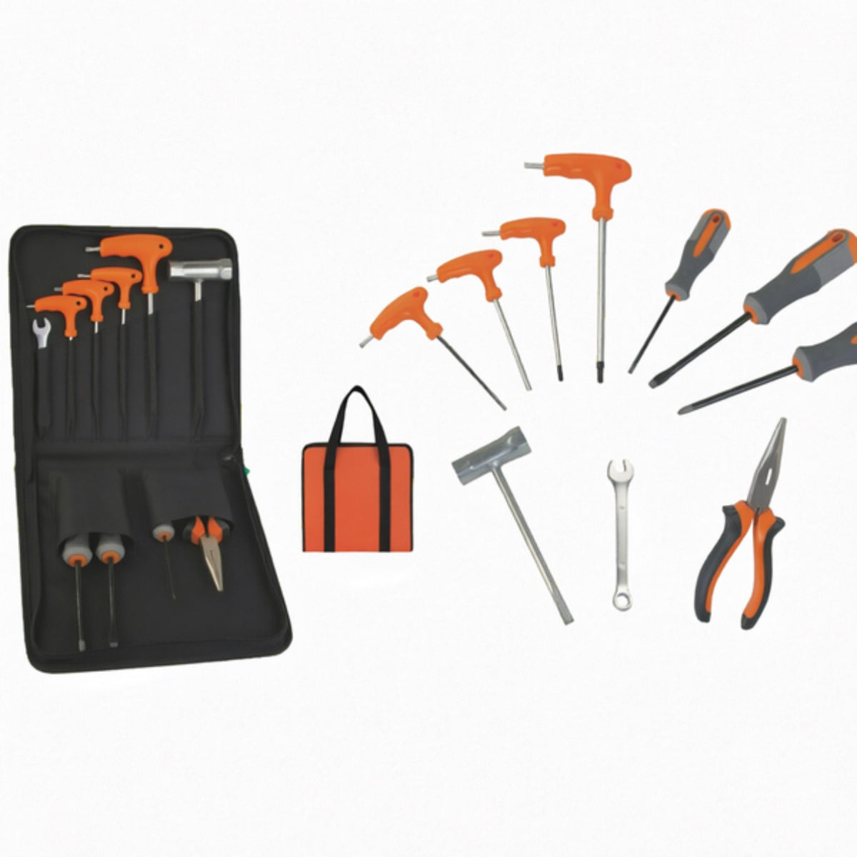 LM044430 REPAIR TOOLS SET 10PCS FOR GASOLINE CHAIN SAW Size:53x53x18cm 20sets