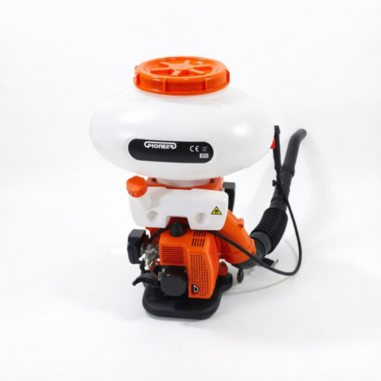 LM044492 41.5CC MIST DUSTER 41.5ccEngine:41.5cc(1E40FP-3Z) Power:2.13kw Container capacity:26L Discharge range:≥12m Packing:54x46x83cm 1PC N.W. G.W.:11 13kgs 20'FCL:155PCS