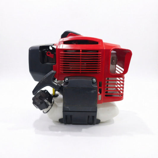 LM044552 KAWASAKI ENGINE Engine Type Air-cooled 2-stroke Single cylinder Horizontal shaft § Number of cylinders 1 § Bore x stroke 42.5 x 32 mm § Displacement 45.4 cm³ § Max. power 1.42 kW (1.90 hp) 7500 rpm § Max. torque 2.18 Nm (1.61 ft.lbs) 5000 r
