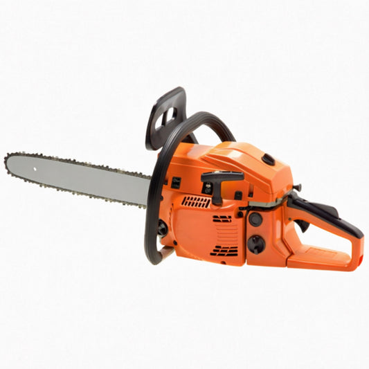 LM044563 45CC GASOLINE CHAIN SAW Engine Bore: 45cc 43mm*31mm Power: 1.8kw 2.5HP Fuel consumption: 560g kwh Rim Sprocket: 7 teeth Bar & chain: 3 8"x 0.050"(72links=18") N.W. G.W:6.7 8.4kgs 20'FCL:462PCS CHINA CARB CHAIN BAR