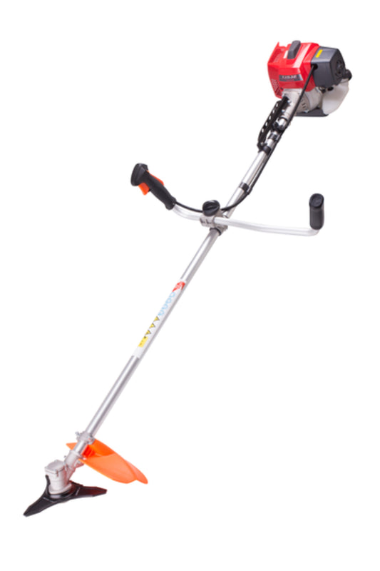 LM044570 53.2CC GASOLINE BRUSH CUTTER & GRASS TRIMMER WITH KAWASAKI ENGINE TJ53E Engine:TJ53E 53.2CC Power:2.0kw 2.72HP Shaft Ф:32mm N.W. G.W:12.5 13.5kgs Packing:185x31.5x21cm 1PC 20'FCL:270PCS