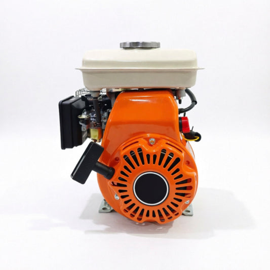 LM044579 GASOLINE ENGINE Engine type: 4 stroke OHV Displacement: Max output:2.9HP Fuel tank capacity:1.6L Starting system:Recoil starting Fuel consumption:340g kw.h Oil capacity:0.35L Dry weight:11kg Dimension:30.5x28.5x28.7cm