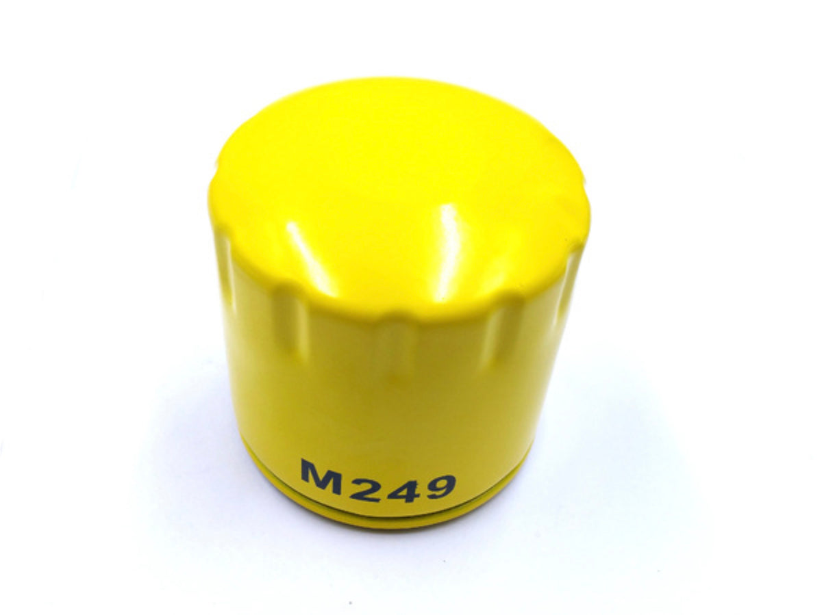 LM044672 OIL FILTER BRIGGS & STRATTON Ref. 491056 KOHLER Ref. 5205002 JOHN DEERE Ref. AM101207 ROSCA 3 4” 27 MICRON Ø76×Ø17.52×H77.3mm YELLOW COLOR BS 491056 BRIGGS & STRATTON