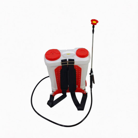 LM045319 BATTERY LIQUID SPRAYER Capacity: 18L Gross Weight: 6.5kgs Battery: 12V 8AH-12V 12AH Pressure: 0.15-0.5Mpa FLOW: 3.1LPM Packing: 38x19.5x54cm 1pc BATTERY LIQUID SPRAYER SPRAYERS
