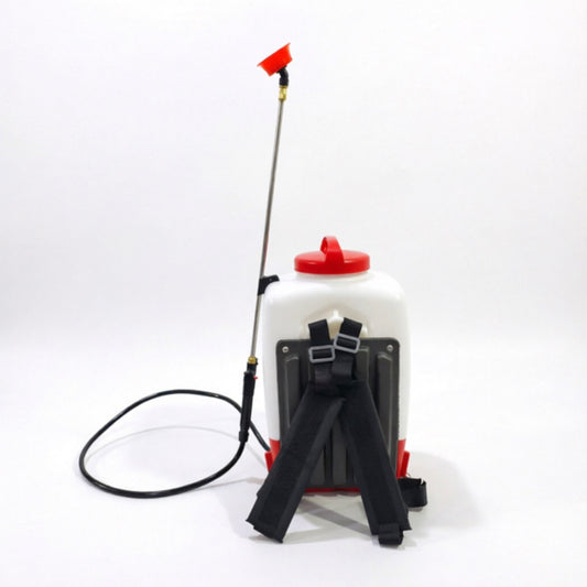 LM045320 BATTERY LIQUID SPRAYER VOLTAGE: LEAD-ACID DC12V TANK CAPACITY: 16L BATTERY CAPACITY: 8AH 10AH 12AH MAX PRESSURE: 0.5MPA(5.0bar)( 72PSI) N.W. G.W.: 6 6.85kgs PACKING: 32X26.5X53CM 1PC