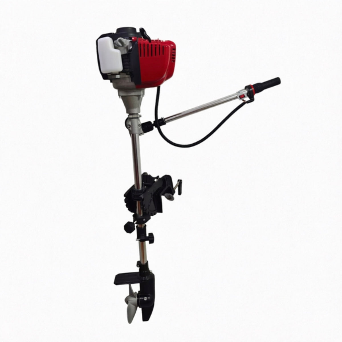 LM045676 OUTBOARD GX35 4STROKE ENGINE:35.8CC MAX POWER:1.0KW 1.4HP FUEL CONSUMPTION:≤480G KWH FUEL OIL TANK:0.63 0.1L