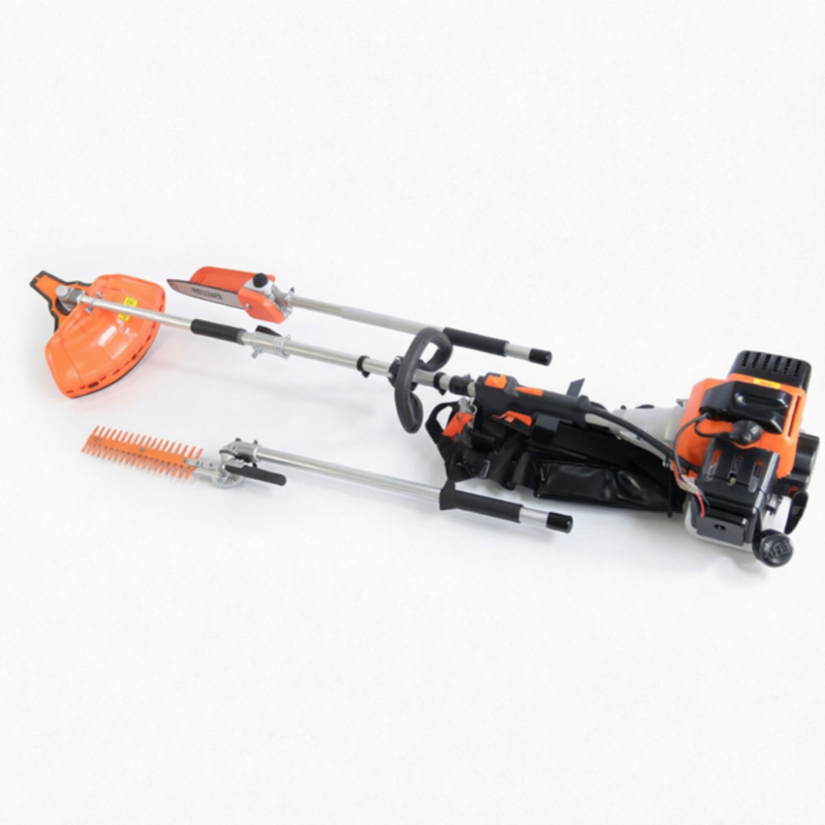 LM045700 51.7CC BRUSHCUTTER MULTI 4 IN 1 Engine:51.7CC Power: 1.4KW 2.0HP Pipe: φ26mm Packing Size: 113x30x24.5cm N.W. G.W.:14 15KGS