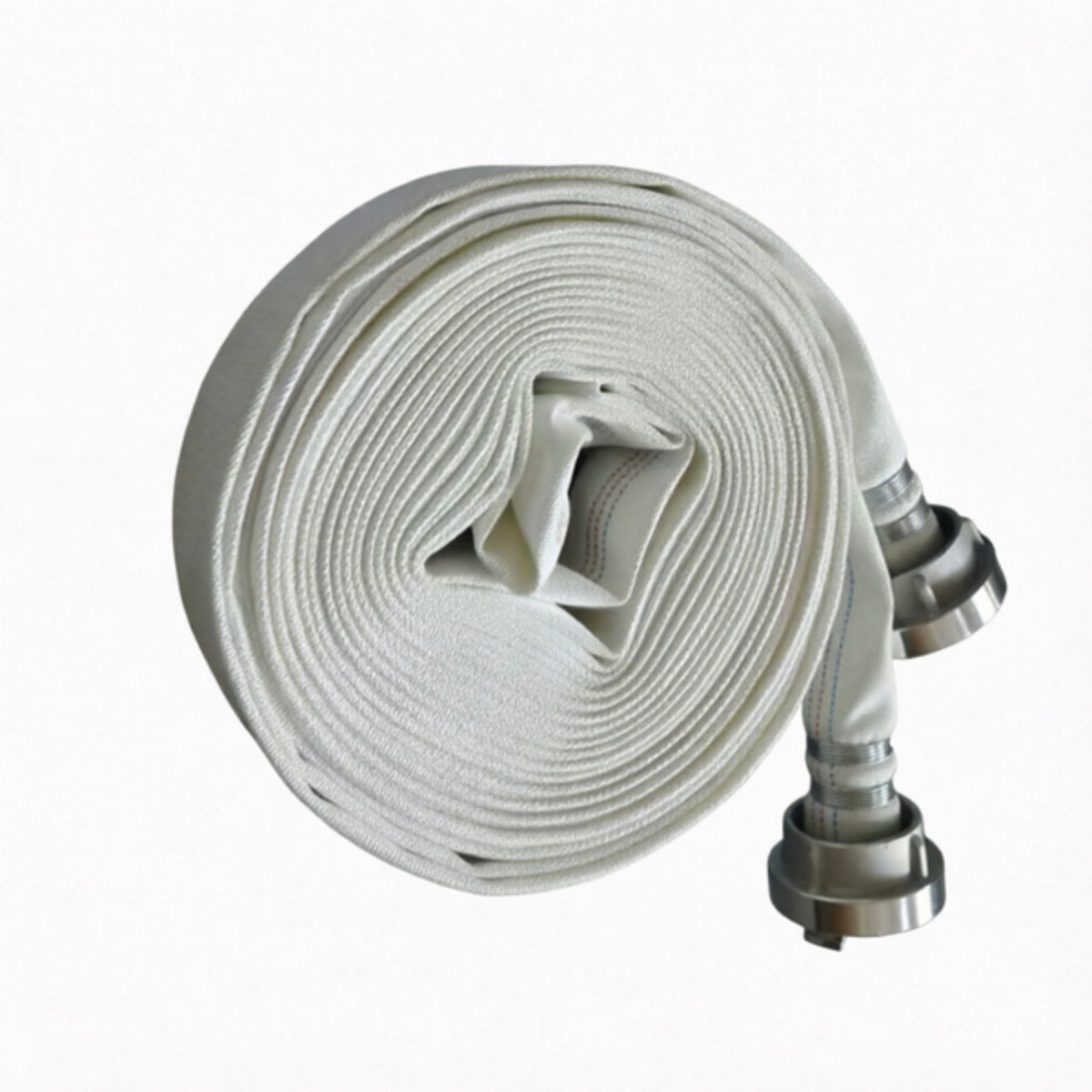 LM045703 PVC FLAT HOSE KIT 1.5'' X 20 METERS ROLL (Storz coupling) WORKING PRESSURE:8BAR BURST PRESSURE:24BAR PACKING：CARTON BOX